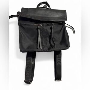 Botkier black mini backpack with adjustable straps